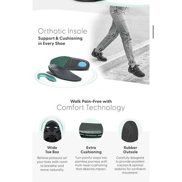 Orthofeet Women Orthopedic Leather Juno Closed-Toe Sandals Beige Sz 10.5 X-WIDE - Picture 2 of 9